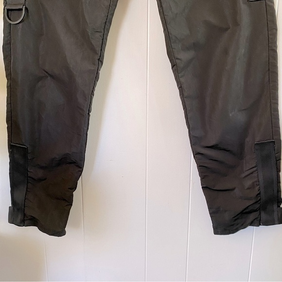 ALEXANDER Wang Utility Pants Metal Polyester Zipper Zip Ankles Track Black Retro - Picture 6 of 16